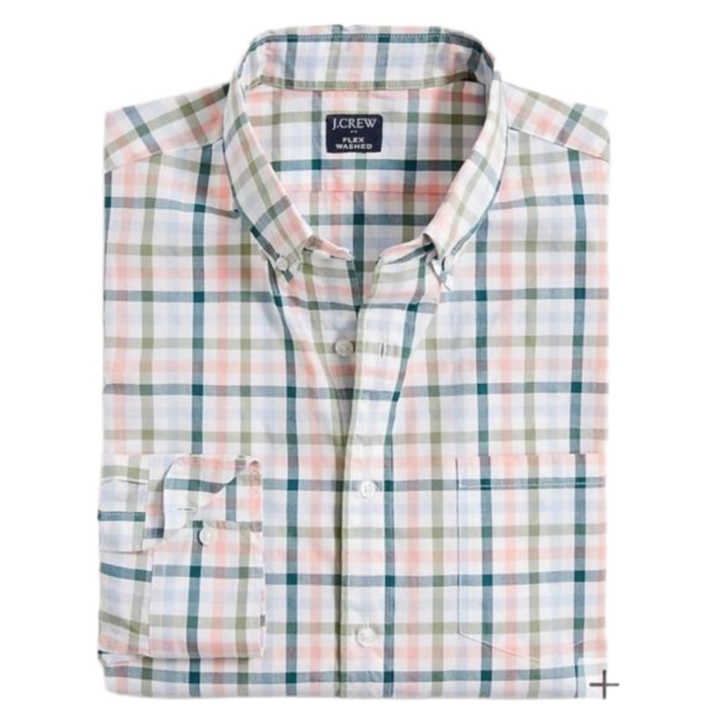 J Crew Factory Classic flex casual shirt BP987 Sz L NWT